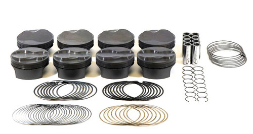 Piston and Ring - PowerPak - Forged - 4.135 in Bore - 1.0 x 1.0 x 2.0 mm Ring Grooves - Plus 5.60 cc - GM LS-Series - Kit Piston and Ring - PowerPak - Forged - 4.135 in Bore - 1.0 x 1.0 x 2.0 mm Ring Grooves - Plus 5.60 cc - GM LS-Series - Kit