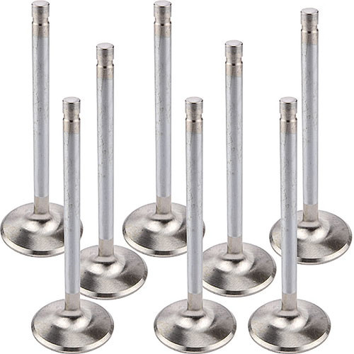 Exhaust Valve - Extreme Duty - 1.880 in Head - 11/32 in Valve Stem - 5.522 in Long - Stainless - Big Block Chevy - Set of 8 Exhaust Valve - Extreme Duty - 1.880 in Head - 11/32 in Valve Stem - 5.522 in Long - Stainless - Big Block Chevy - Set of 8