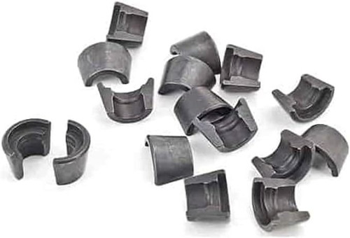 Valve Lock - LocCap - 10 Degree - 11/32 in Valve Stem - Standard Height - Steel - Black Oxide - Set of 8