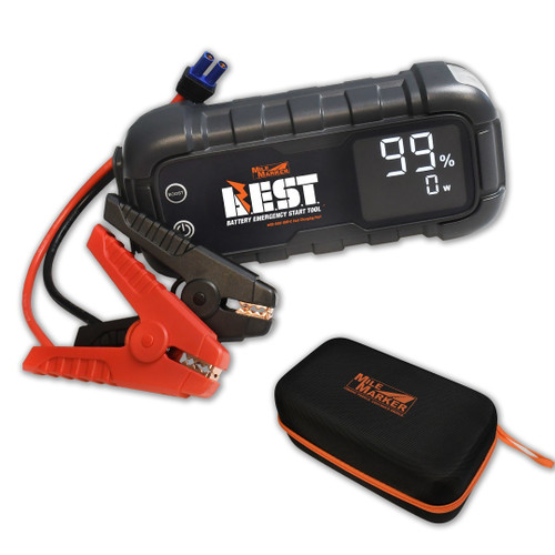 Portable Battery - B.E.S.T. - 1500 amps - 12V - USB Ports - Clamp-On Cables Included - 280 Lumens Light - Each