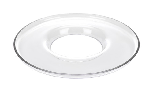 Air Cleaner Base - 11 in Round - 5-1/8 in Carb Flange - Plastic - Clear - Each