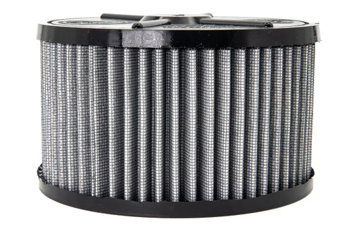 Air Filter Element - Round - Pit Tuning - 6.625 in Diameter - 3.75 in Tall - Paper - Gray - Holley 4150 Flange - Each