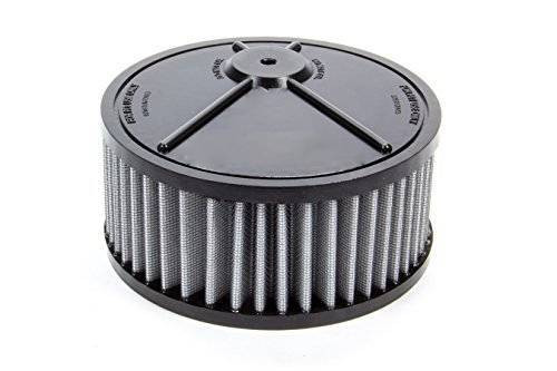 Air Filter Element - Round - Pit Tuning - 6.5 in Diameter - 4.19 in Tall - Paper - Gray - Holley 4412 Flange - Each