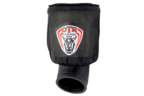 Air Filter Wrap - Conical - 5 in Base Diameter - 4.25 in in Top Diameter - OTR Logo - Polyester - Black - Each
