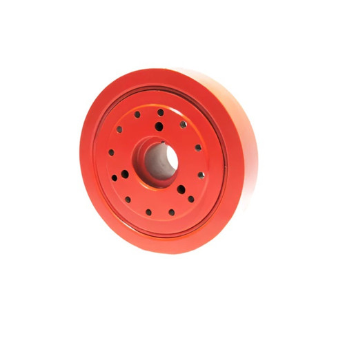 Harmonic Balancer - 8 in OD - Iron - Orange Paint - External Balance - Big Block Chevy - Each