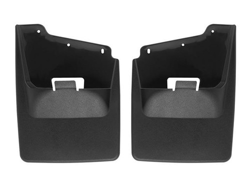 Mud Flap - DigitalFit No-Drill - Rear - Plastic - Black / Textured - GM Fullsize Truck 2020-21 - Pair