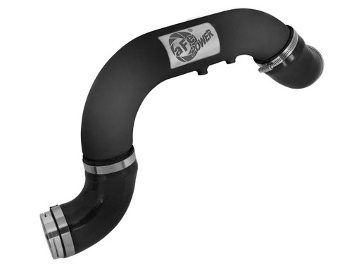 Intercooler Pipe - BladeRunner - Aluminum - Black Powder Coat - Turbocharger to Intercooler - Duramax 4-Cylinder - GM Midsize Truck 2016-20 - Each