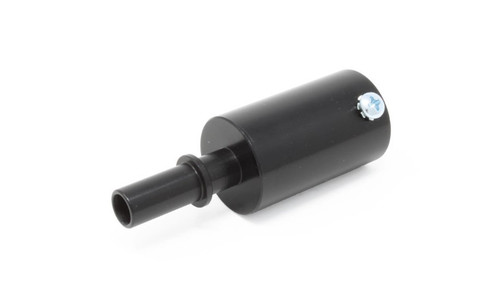 Fitting - Legacy VaporWorx - Fuel Line Adapter - Straight - 3/8 in Hose Barb to 12 mm Female Suction Transfer Disconnect - Aluminum - Black Anodized - Each