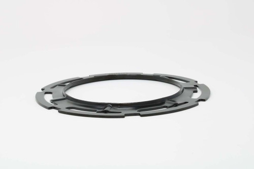 Fuel Pump Mounting Ring - 6 in Diameter - 7.375 in Mounting Hole - Twist-Lock - Steel - Black Paint - Each