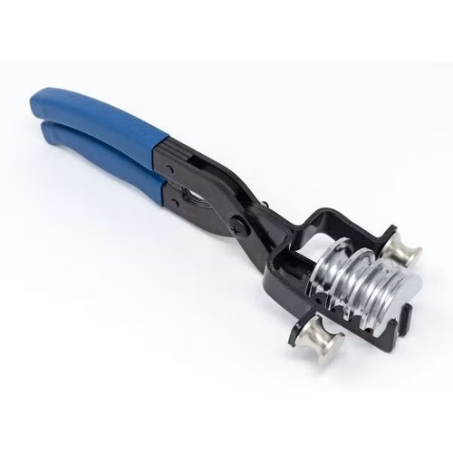Tubing Bender - Hand Held - 3/16 to 3/8 in Shoes - Steel - Black Powder Coat - Each