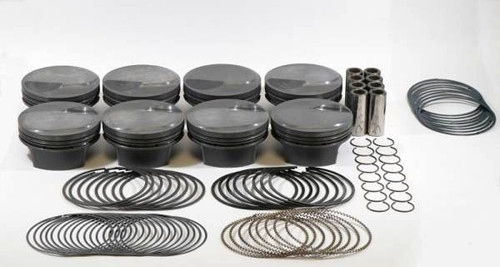 Piston and Ring - PowerPak - Forged - 4.500 in Bore - 1.5 x 1.5 x 3.0 mm Ring Grooves - Plus 38.00 cc - Big Block Chevy - Kit