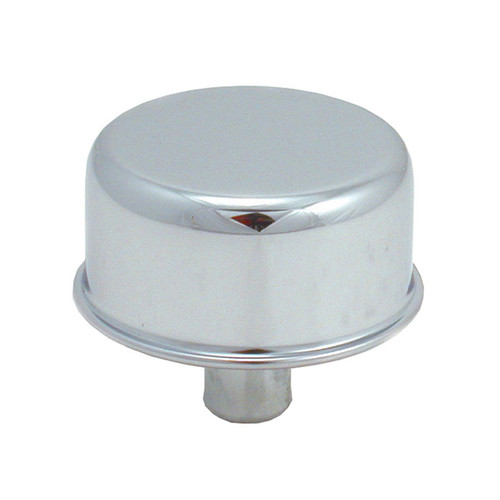 Breather - Push-In - Round - 1-1/4 in Holes - Steel - Chrome - Each
