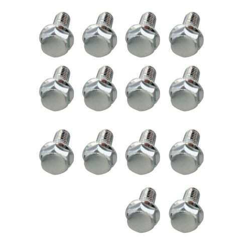 Differential Cover Bolt Kit - 5/16-18 in Thread - 0.750 in Long - Hex Head - Steel - Chrome Plated - Set of 14 Differential Cover Bolt Kit - 5/16-18 in Thread - 0.750 in Long - Hex Head - Steel - Chrome Plated - Set of 14