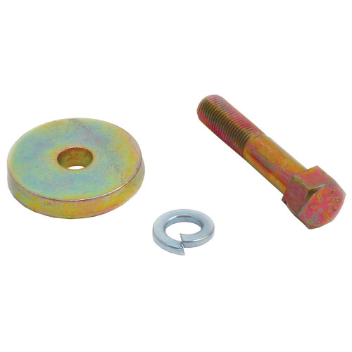 Harmonic Balancer Bolt - 7/16-20 in Thread - 2.500 in Long - Hex Head - Washer Included - Steel - Cadmium - Small Block Chevy - Each