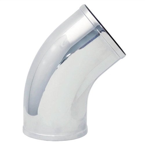 Tubing Elbow - 45 Degree - 3 in OD - Plastic - Chrome - Each