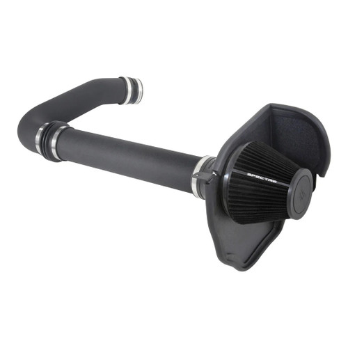 Air Induction System - Reusable Dry Filter - Aluminum - Black Powder Coat - Chrysler 300 / Dodge Challenger / Charger 2011-23 - Kit Air Induction System - Reusable Dry Filter - Aluminum - Black Powder Coat - Chrysler 300 / Dodge Challenger / Charger 2011-23 - Kit