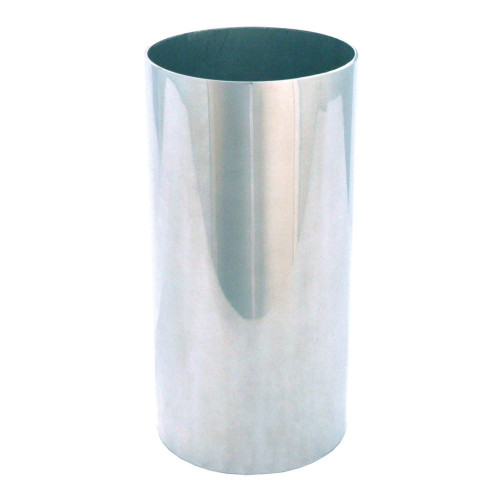 Aluminum Tubing - 4 in OD - 6 in Long - Aluminum - Polished - Each