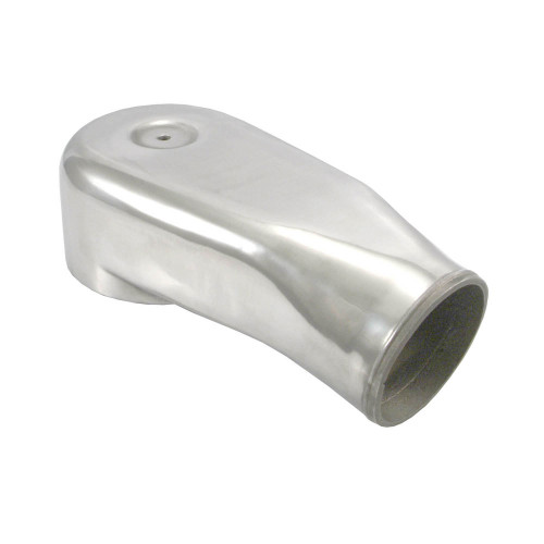 Carburetor Plenum - 4 in Inlets - Aluminum - Polished - 5-1/8 in Carb Flange - Each