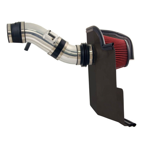 Air Induction System - Reusable Oiled Filter - Aluminum - Polished - Ford Mustang 2011-14 - Kit Air Induction System - Reusable Oiled Filter - Aluminum - Polished - Ford Mustang 2011-14 - Kit