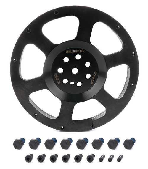Flywheel - Ultra - 114 Tooth - 10.36 lb - SFI 1.1 - Chromoly - Black Oxide - Internal Balance - 1-Piece Seal - Mitsubishi Lancer Evolution 1992-2016 - Each