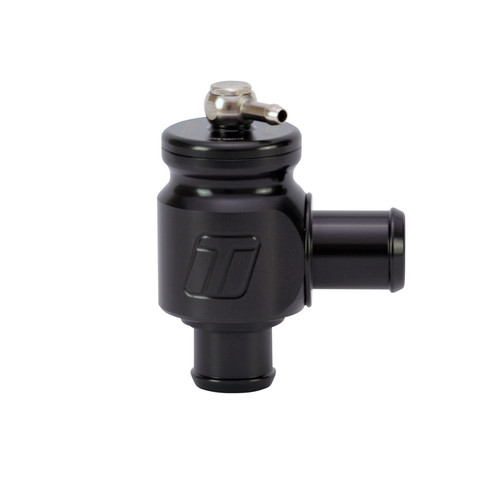 Blow-Off Valve - Kompact Plumb Back - 25 mm Inlet - 25 mm Outlet - Aluminum - Black Anodized - Universal - Each