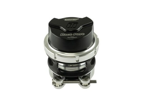 Blow-Off Valve - GenV RacePort - 74 mm Diameter - Clamp / Flange Included - Aluminum - Black / Clear Anodized - Universal - Each