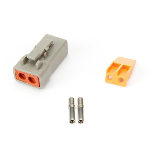 Electrical Connector - Deutsch Connector - Female - 2 Pin - 22 Gauge Wire - Each