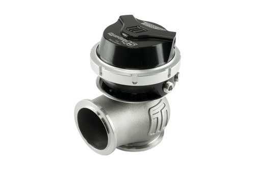 Wastegate - GenV HyperGate 45 - 7 psi Spring - 45 mm Diameter - Black / Clear Anodized - Universal - Each