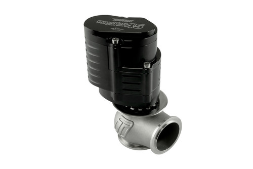 Wastegate - GenV Electronic HyperGate 45 - Electronic - 45 mm Diameter - Aluminum / Stainless - Black / Clear Anodized - Universal - Each