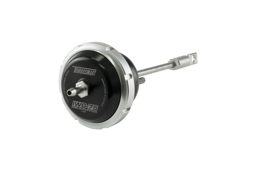 Wastegate Actuator - IWG75 - 12 psi Spring - Aluminum - Black / Clear Anodized - Ford Focus 2016-18 - Each