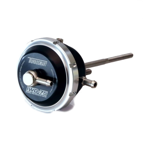 Wastegate Actuator - IWG75 Twin-Port - 14 psi Spring - Aluminum - Black / Clear Anodized - Universal - Each