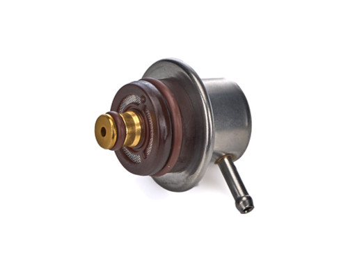 Fuel Pressure Regulator - 43 PSI - Rail Mount - Vacuum Port - Stainless - Natural - GM LS-Series - Each