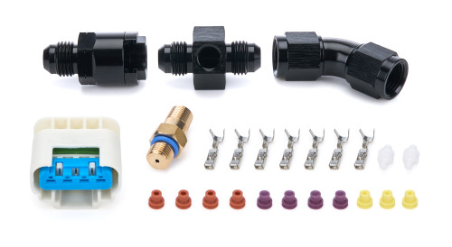 Electrical Connector - OEM Adapter - 4 Pin - Fittings Included - Plastic - White - Each