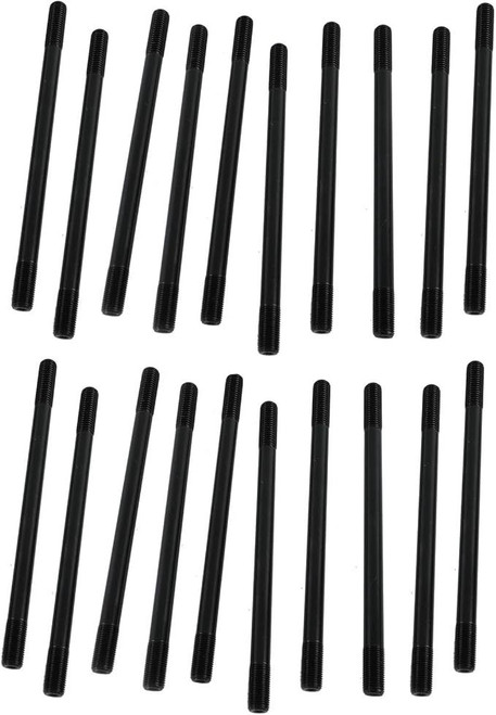 Cylinder Head Stud Kit - Pro Series - 12 Point Nuts - Chromoly - Black Oxide - Ford Coyote - Kit