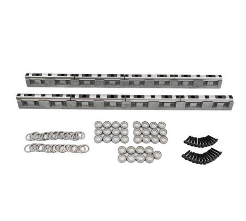 Rocker Arm Stand - V2 - Unassembled - Shims / Bearings Included - Steel - Natural - Brian Tooley Racing Rocker Arms - GM LS-Series - Kit