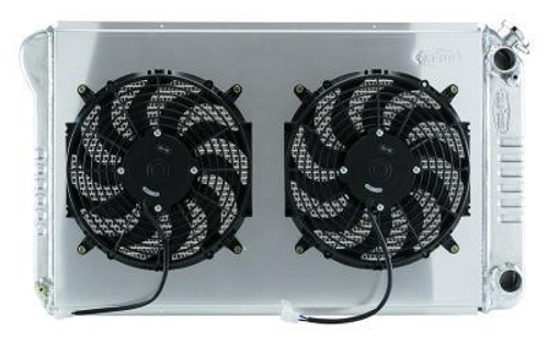 77-87 GM P/U Radiator AT 21in Dual 14in Fans