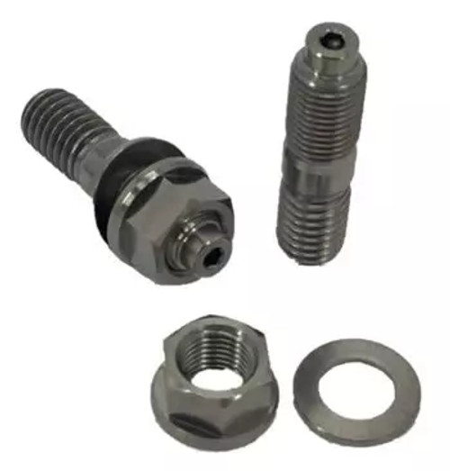 Starter Bolt - 7/16-20 in Thread / 7/16-14 in Thread - Titanium - Natural - Pair Starter Bolt - 7/16-20 in Thread / 7/16-14 in Thread - Titanium - Natural - Pair