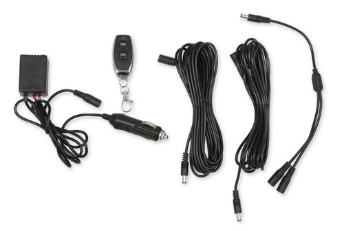 Exhaust Cut-Out Switch - Momentary On/Off Switch - 12V Plug - Plastic - Black - Kit