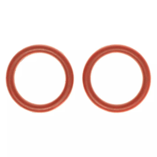 O-Ring - 0.107 in Thick - 0.578 in ID - 0.782 in OD - Rubber - Orange - Engine Coolant Pipe - Pair