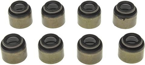 Valve Stem Seal - Positive Stop - 0.280 in Valve Stem - 0.490 in Guide OD - Viton Rubber - Set of 8