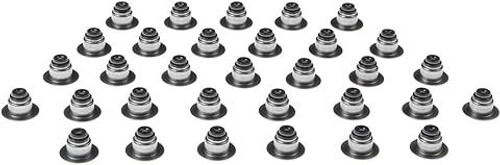 Valve Stem Seal - Positive Stop - 0.192 in Valve Stem - 0.413 in Guide OD - Viton Rubber - Set of 32