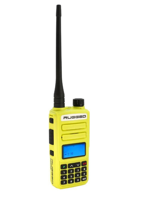 2-Way Radio - 1 Man - UHF / VHF Signal - GMRS / FRS Channels - Plastic - Yellow - Each