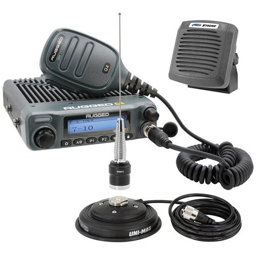 Radio Receiver - G4 - 46 Watt - Antenna / Bracket / Harness - Speaker Included - Kit