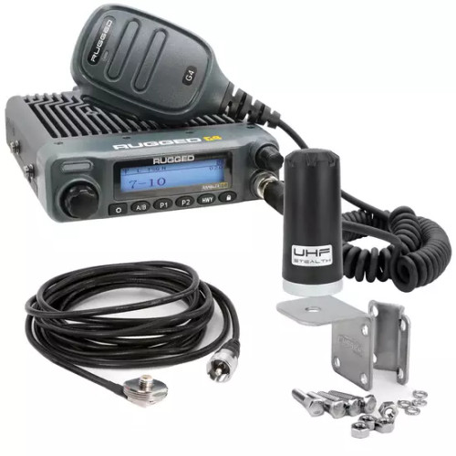 Radio Receiver - G4 - 46 Watt - Stealth Antenna / Bracket / Harness - Kit