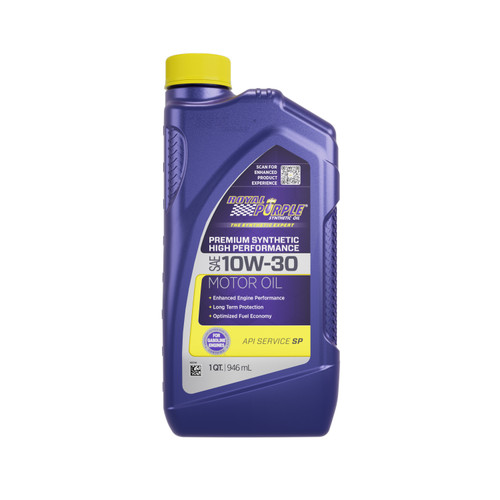 Motor Oil - High Performance - 10W30 - Synthetic - 1 qt Bottle - Each