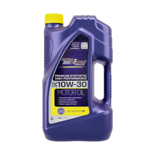 Motor Oil - High Performance - 10W30 - Synthetic - 5 qt Jug - Each