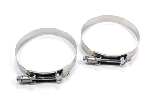 Fire Extinguisher Clamp - T-Bolt Clamp - Aluminum - Natural - Safecraft Fire Extinguisher - Pair