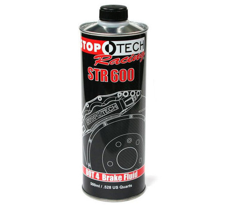Brake Fluid - Racing STR-600 - DOT 4 - Glycol - 16.9 oz - Bottle - Each