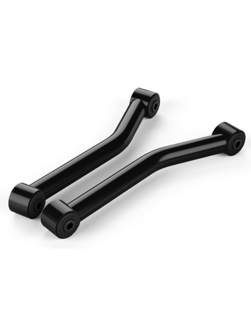 Trailing Arm - Rear - Lower - Tubular - Polyurethane Bushings - Steel - Black Powder Coat - Jeep Wrangler JK 2007-25 - Pair