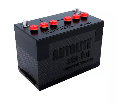 Battery - Collectors Series - Lithium-ion - 12V - 700 Cranking Amps - Top Post Standard Terminals - 12 L x 9 in H x 6.75 in W - Ford 1955-73 - Each
